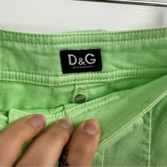 ✨ Dolce & Gabanna Lime Green Y2K Style Skirt - Picture 4 of 7